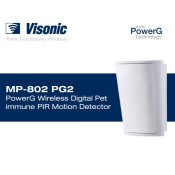 0-103496, MP-802 PG2 PowerG Wireless Digital PET Immune PIR Motion Detector