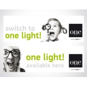 Onelight, 060016, Sticker Switch to One Light 30x9cm