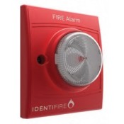 10-1110RFW-S, Identifire Tritone Sounder Flush Mount, Red - White