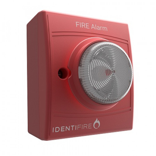 10-1110RSW-S, Identifire Tritone Sounder VID Surface Mount, Red, White