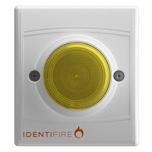 10-1110WFA-S, Identifire Tritone Sounder Flush Mount, White - Amber