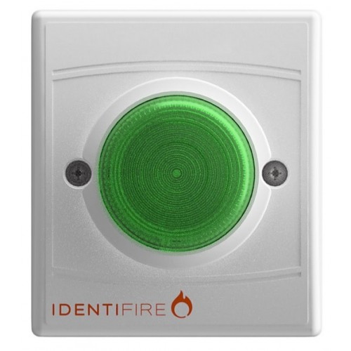 10-1110WFG-S, Identifire Tritone Sounder Flush Mount, White - Green