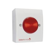 10-1310WSR-S, Identifire VID Beacon Surface Mount, White - Red