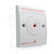 10-2011WFR-S, Identifire Remote Lamp Unit, Flush, White, Red
