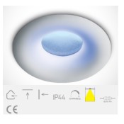 ONE Light, 10101L/W/BL, White LED 1W Blue IP44 Star Light 350mA