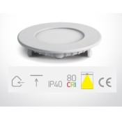 ONE Light, 10103FA/W/D, White LED 3W Slim DL IP40 230V