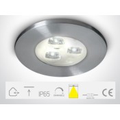 ONE Light, 10103NP/AL/D/35, ALU LED DL 3x1w 35d IP65