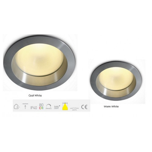 ONE Light, 10105E/AL/C, Aluminium LED 5w CW 350/500mA