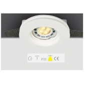 ONE Light, 10105GT1, Gypsum Trimless Recessed Spot 50W GU10