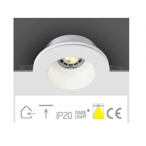 ONE Light, 10105GT2, Gypsum 50W GU10 Dark Light