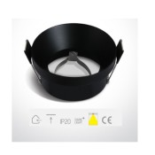 ONE Light, 10105H/B, Black GU10 10W Dark Light