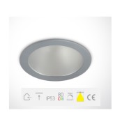 ONE Light, 10105K/G/C, Grey LED 5w CW 230v Dimmable LED Round