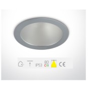 ONE Light, 10105K/G/W, Grey LED 5w WW 100-240v LED Round