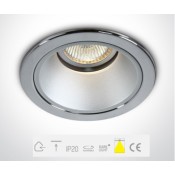 ONE Light, 10105L/C, Chrome 50W Recessed Dark Light MR16 Spot