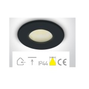 ONE Light, 10105R/B, Black Recessed Spot 50W IP44