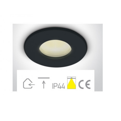 ONE Light, 10105R/B, Black Recessed Spot 50W IP44
