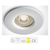 ONE Light, 10105R1/W, White GU10 Recessed 50W IP65