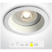 ONE Light, 10105R2/W, White GU10 50W IP65 Dark Light