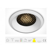 10106DH/W/W, White LED 6W WW IP20 36deg 350mA Dark Light HoneyComb