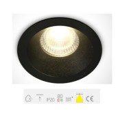 ONE Light, 10107DC/B/W, Black LED 7W WW IP20 50deg 230V Dark Light