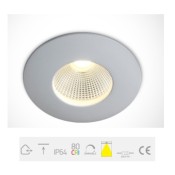 ONE Light, 10107P/W/W, White COB LED 7W WW 700mA 40deg Dark Light