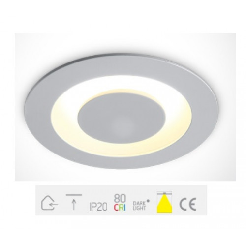 ONE Light, 10107R/W/W, White LED 5W WW + Driver 100-240V