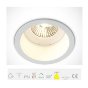 ONE Light, 10107WD/W/W, White COB LED 7W WW Dark Light 36deg 700mA