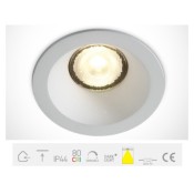 ONE Light, 10107WP/W/W, White LED 7W WW 38deg IP44 700mA Dark Light