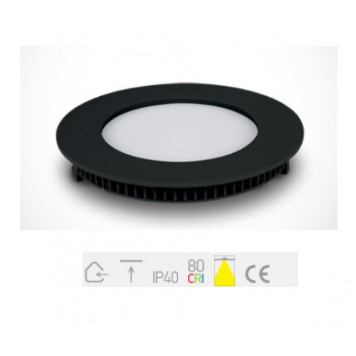 ONE Light, 10108FA/B/W, Black LED 8W WW IP40 230V