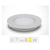 ONE Light, 10108FA/W/C, White LED 8W CW Downlight IP40 230V