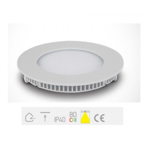 ONE Light, 10108FA/W/W, White LED 8W WW IP40 230V