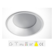 ONE Light, 10109FD/W/C, White LED 9W CW IP54 230V 100deg Dark Light