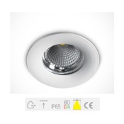 ONE Light, 10110G/W/C, White LED 10W CW Recessed IP65 60d 230V