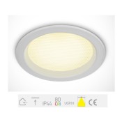 ONE Light, 10110U/W/W, White SMD LED UGR19 10W WW IP44 230V
