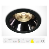 ONE Light, 10112DC/B/W, Black LED 12W WW IP20 36deg 700mA Dark Light