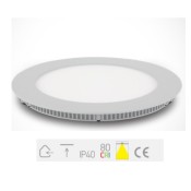 ONE Light, 10112FA/W/C, White LED 12W CW IP40 230V Slim Downlight