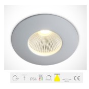 10112P/W/C, White COB LED 12w CW 700mA 40deg IP65 Dark Light