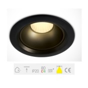 ONE Light, 10112Z/B/W, Black LED 12W WW IP20 45deg 230V Dark Light
