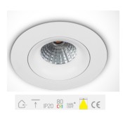 ONE Light, 10113A/W/W, White Dark Light LED 15W WW 100-240v