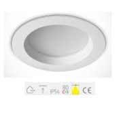 ONE Light, 10113B/W/C, White LED 13W IP54 CW + Driver 100-240V