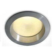 10115E/AL/W, Aluminium Semi Trimless Downlight LED 15w WW 700mA