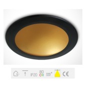 ONE Light, 10116FD/B/BS, Black Dark Light LED 16W WW IP20 230V