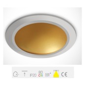 ONE Light, 10116FD/W/BS, White Dark Light LED 16W WW IP20 230V