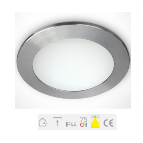 ONE Light, 10120/W, LED 20W Warm White IP44 + Driver 230v Downlight