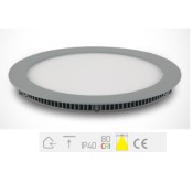 ONE Light, 10120F/G/W, Grey LED Slim Downlight 30w WW IP40 100-240v