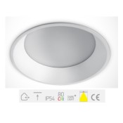 ONE Light, 10120FD/W/C, White LED 20W CW IP54 230V 100deg Dark Light
