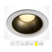 ONE Light, 10120Z/W/W, White LED 20W WW IP20 45deg 230V Dark Light