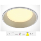 ONE Light, 10122D/W/C, White LED 22w CW IP20 230V 100deg Dark Light