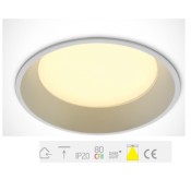 ONE Light, 10122D/W/W, White LED 22w WW IP20 230V 100deg Dark Light