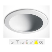 ONE Light, 10122FD/W/W, White Dark Light LED 22W WW IP20 230V